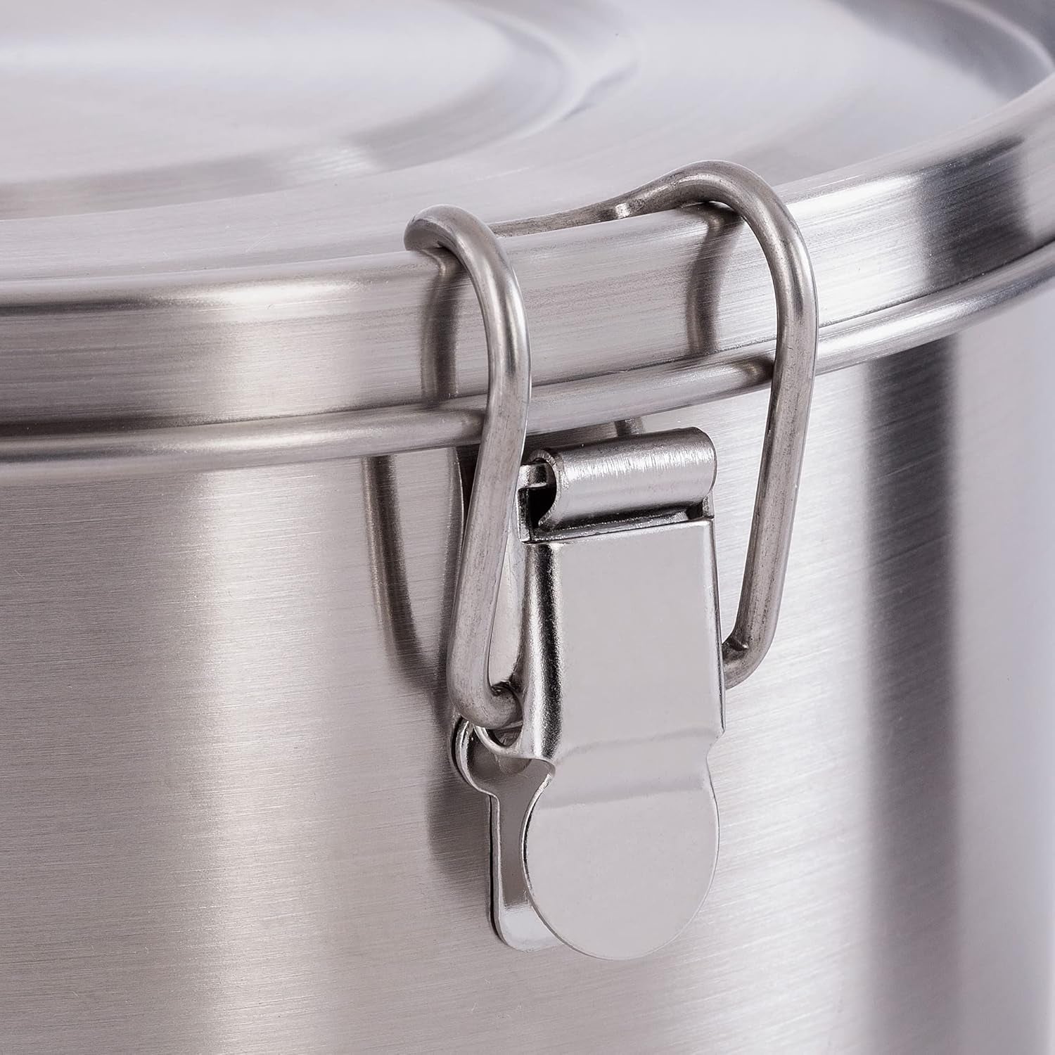 Tatonka Food Bowl - Recipiente/bol para alimentos de acero inoxidable - Con tapa, clips de fijación y escala de volumen - Volumen 0,5L / 0,75L / 1L Cajas para almacenar alimentos Naty Shop