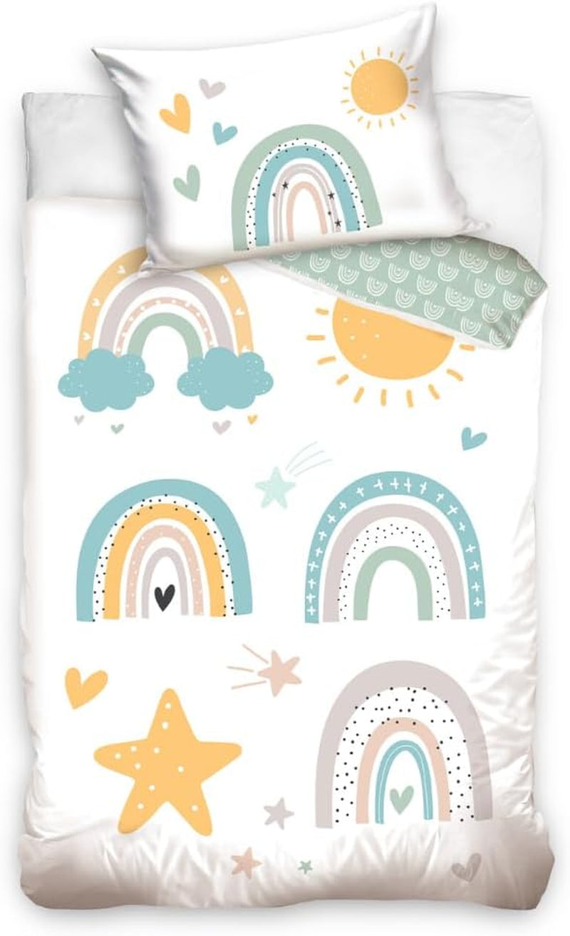 Ropa de cama niño varios motivos 100% algodón Ropa de cama infantil Naty Shop Curcubeu