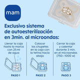 MAM Set Recién Nacido, Set de Regalo, compuesto por: 2 x Biberones anticólicos 160 ml, 1 x Biberón anticólicos 260 ml, 1 x Chupete Original Start, 1 x Broche para chupete, a partir de 0 meses, Neutro