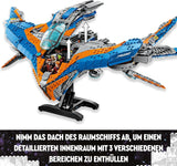 LEGO Marvel Guardianes de la Galaxia: Modelo de Nave Espacial de Construcción Milano con 4 Minifiguras de Superhéroes Volador de Los Vengadores para Aventuras Espaciales Regalo para niños y niñas 76286 Juegos de construcción Beuche den LEGO-Store