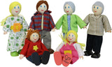 Hape E3401 Casa Four Seasons, Amueblada y E3500 - Familia de Muñecas, Piel Clara