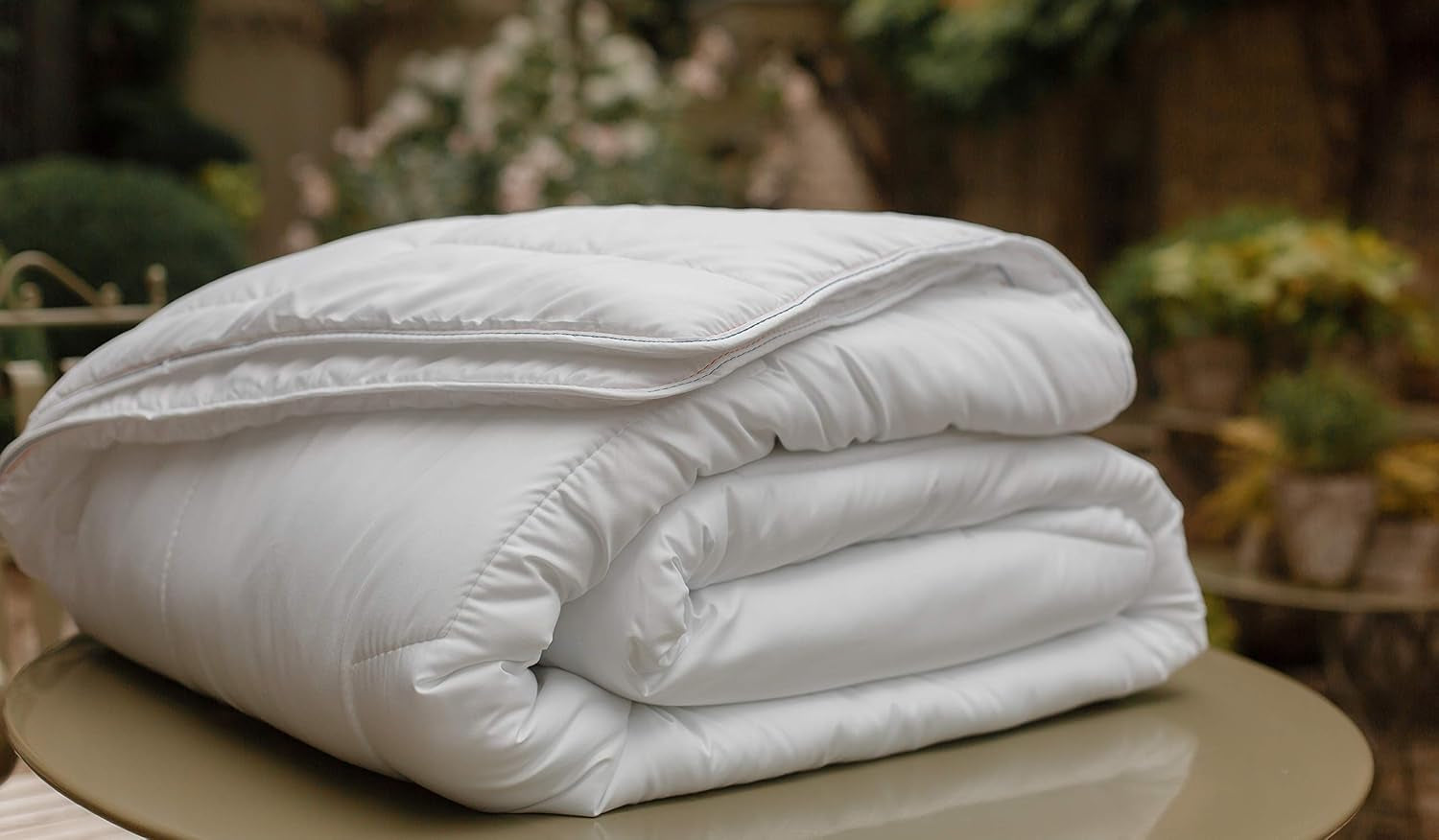 COLAS NORMAND Edredón Termorregulador, Cool In, Templado, 140 X 200 Cm, Transpirable, Ventilación óptima, 100% percal, Sensación Fresca, Francés, 53130255, Blanco Edredones y edredones Naty Shop