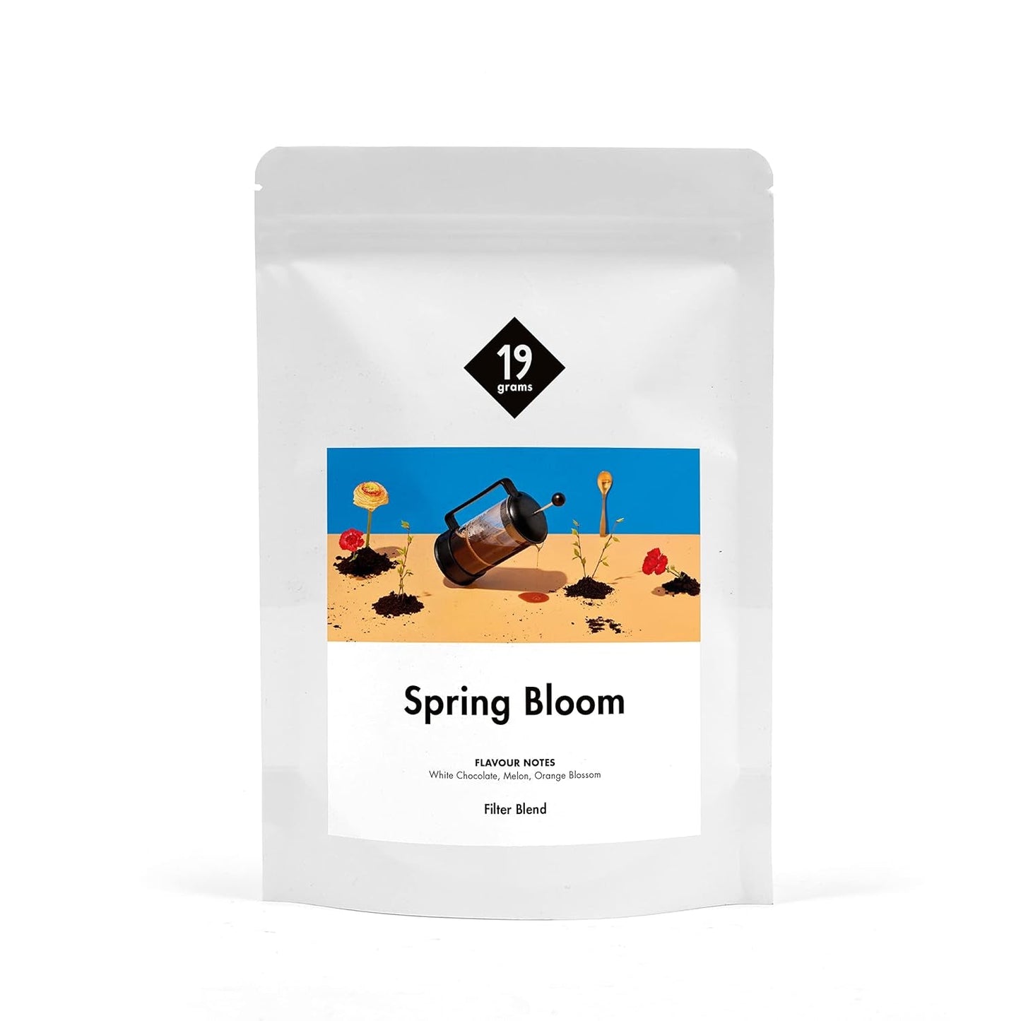Filtro de floración de primavera | 250 g de cereales integrales | justo y sostenible | recién frito | granos de café 100% Arábica | café especial | 19 gramos Café Roastery…