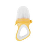 Badabulle comedero bebe con funda protectora, mango ergonómico, calma encías e introduce nuevos sabores, a partir de 4 meses, sin BPA