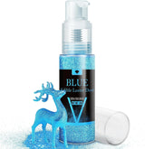 Set de espray de purpurina comestible - 20 g de polvo de purpurina iridiscente para bebidas, champán, pasteles - Colorante metálico comestible para cócteles, vino, licor, repostería, tartas