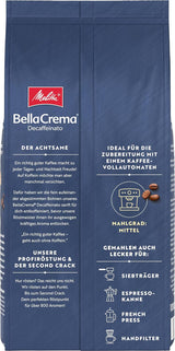Melitta BellaCrema café en grano La Crema 1kg y café descafeinado BellaCrema Decaffeinato en grano 1kg