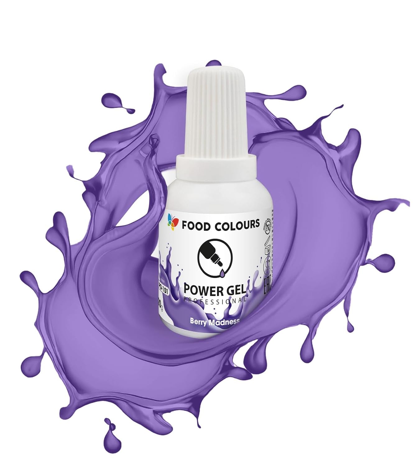 Colorante alimentario en gel, beige, color champán, 20 g. Colorante alimentario para una amplia gama de aplicaciones para decoración de tartas, tartas, natas, bizcochos, glaseado real, macarons.