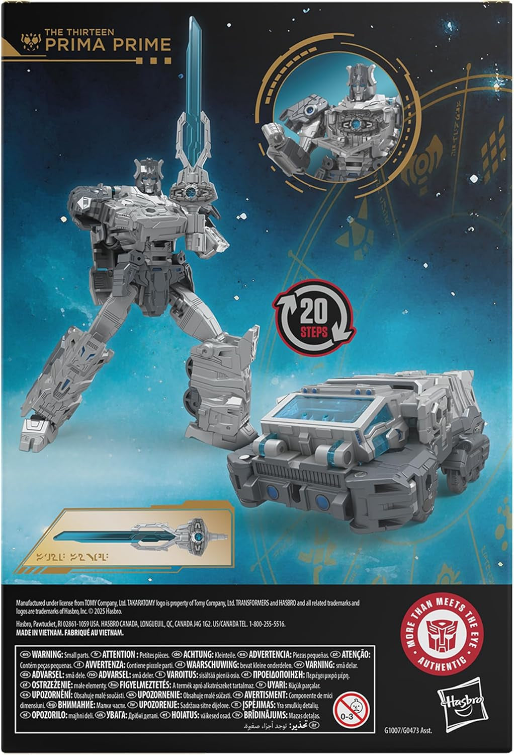Transformers Age of the Primes Voyager Class the Thirteen Prima Prime, figura de acción transformable Figuras de acción Naty Shop