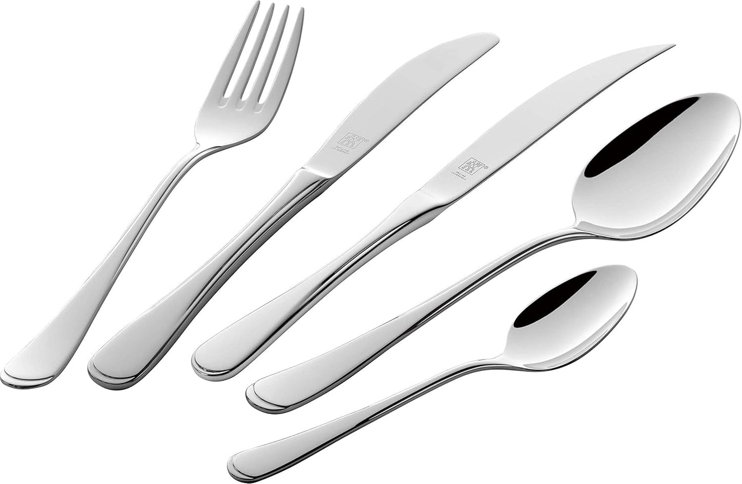 ZWILLING Cubertería Nottingham, 72 piezas, para 12 personas, acero inoxidable 18/10 Cocina Naty Shop