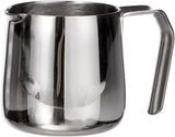 Cilio 0000201383 Jarra Latte Macchiato, Acero Inoxidable, Plata, 6,4 x 7,4 x 7,6 cm