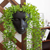 Notakia Macetero facetado de pared para interior y exterior con drenaje para suculentas, cactus y plantas pequeñas, decoración única del hogar, regalo para amigos y familiares