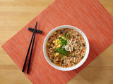 Nissin Ramen Premium - Miso Spicy Paquete de 10 fideos instantáneos secados al aire estilo japonés para ramen 'estilo restaurante' con un sabor ligeramente picante de miso y hojuelas de wakame (10 x 90,7 g)