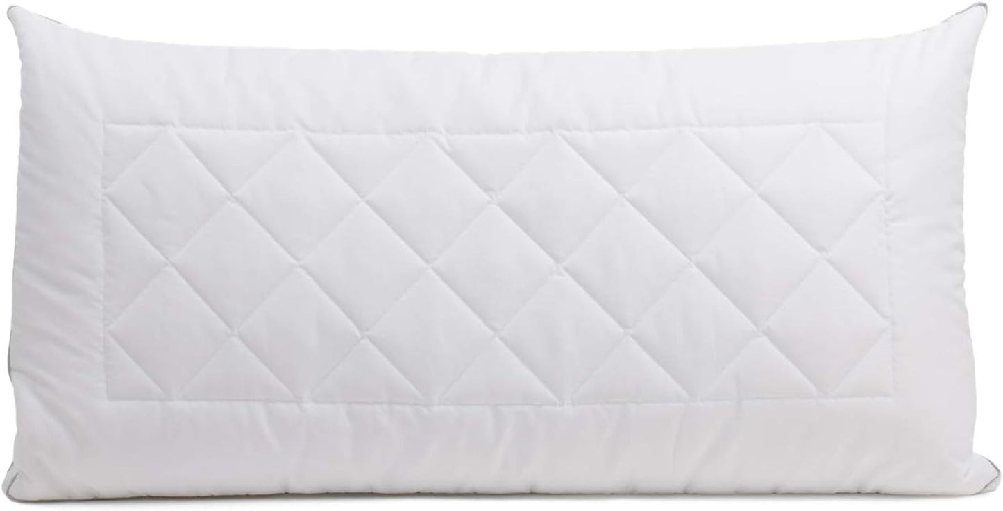 Gözze - Almohada con cojín interior 150G y tira climática, incluye bolsa de recambio, 40 X 80 Cm - Blanco Naty Shop almohadas estándar Blanco 40 X 80 Cm