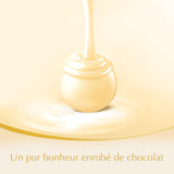 LINDOR bolitas de chocolate blanco, 1 kg y LINDOR | Bolsa resellable de 1 kg | aprox. 80 bolitas de chocolate con leche con relleno de menta | Paquete a granel, regalo de praliné, regalo de chocolate.