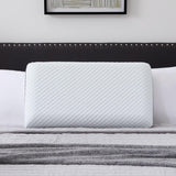 Almohada viscoelástica con gel LUCID 40x60 cm - transpirable - efecto refrescante - funda lavable - almohada con certificado Oeko-Tex, blanco