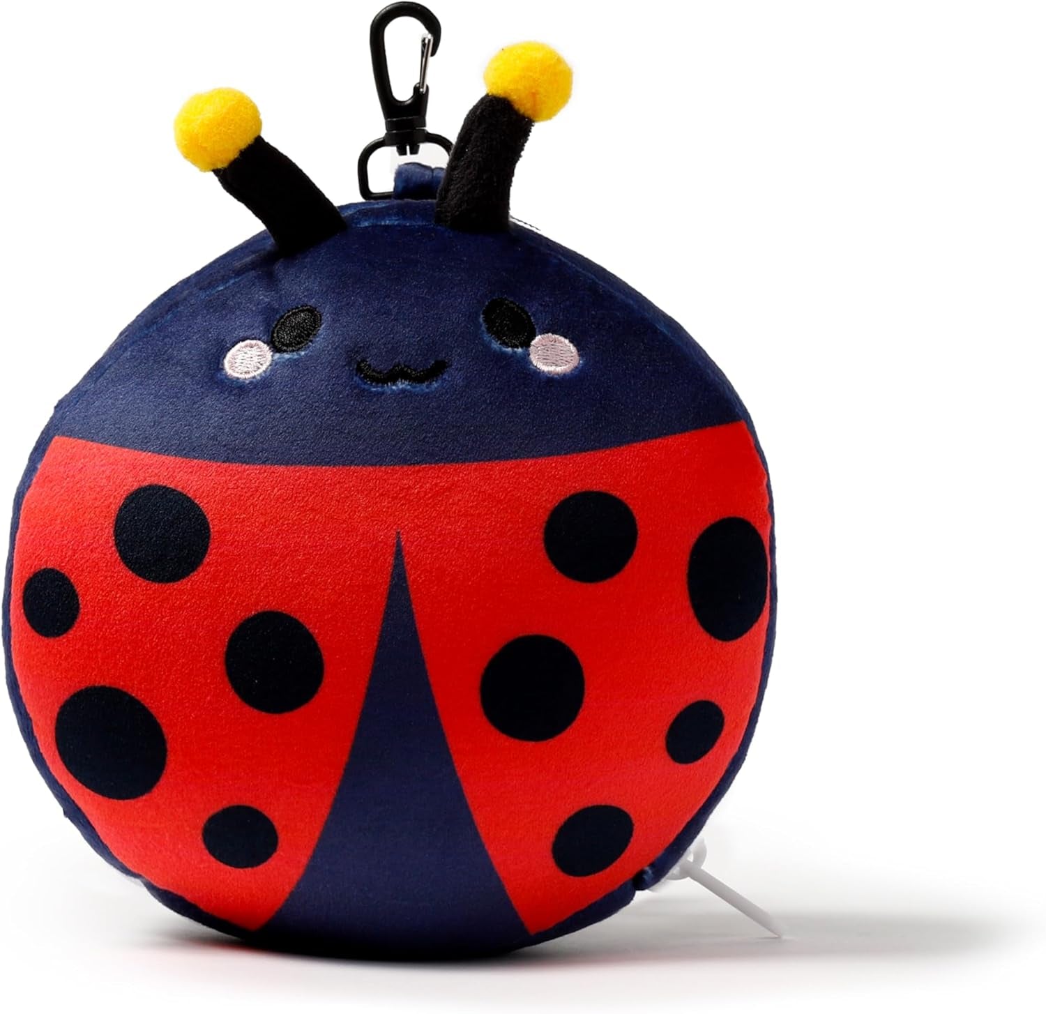 Puckator Relaxeazzz Almohada de Viaje con Máscara de Mariquita - Animales Suaves, Multicolor, 1 Unidad (Juego de 1) Naty Shop Almohadas de Viaje
