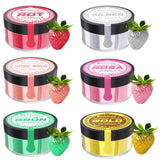 Purpurina comestible, set de 6 tonos, 5 gramos Glitter Naty Shop
