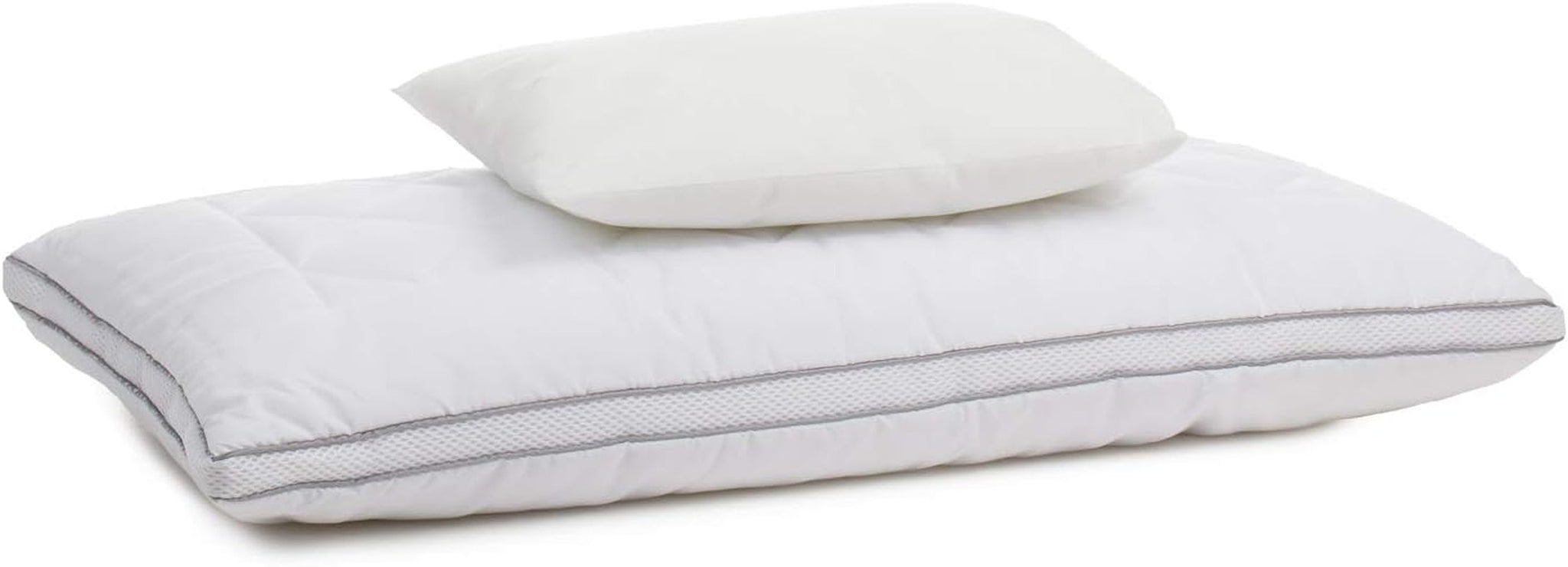 Gözze - Almohada con cojín interior 150G y tira climática, incluye bolsa de recambio, 40 X 80 Cm - Blanco Naty Shop almohadas estándar
