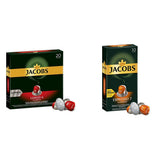 Kaffeekapseln Lungo Classico, Intensität 6 de 12, 20 Nespresso®* compatible Kapseln, 10 x 20 & Kapseln Espresso Classico, Intensität 7,100 Nespresso®* compatible Kaffeekapseln, 10x10 Getränke