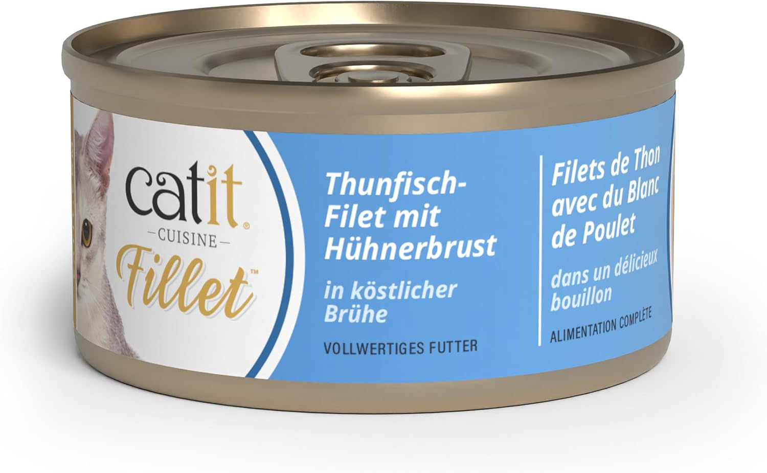 Catit Cuisine - Filete de Atún con Pechuga de Pollo al Köstlicher Brühe, 75g