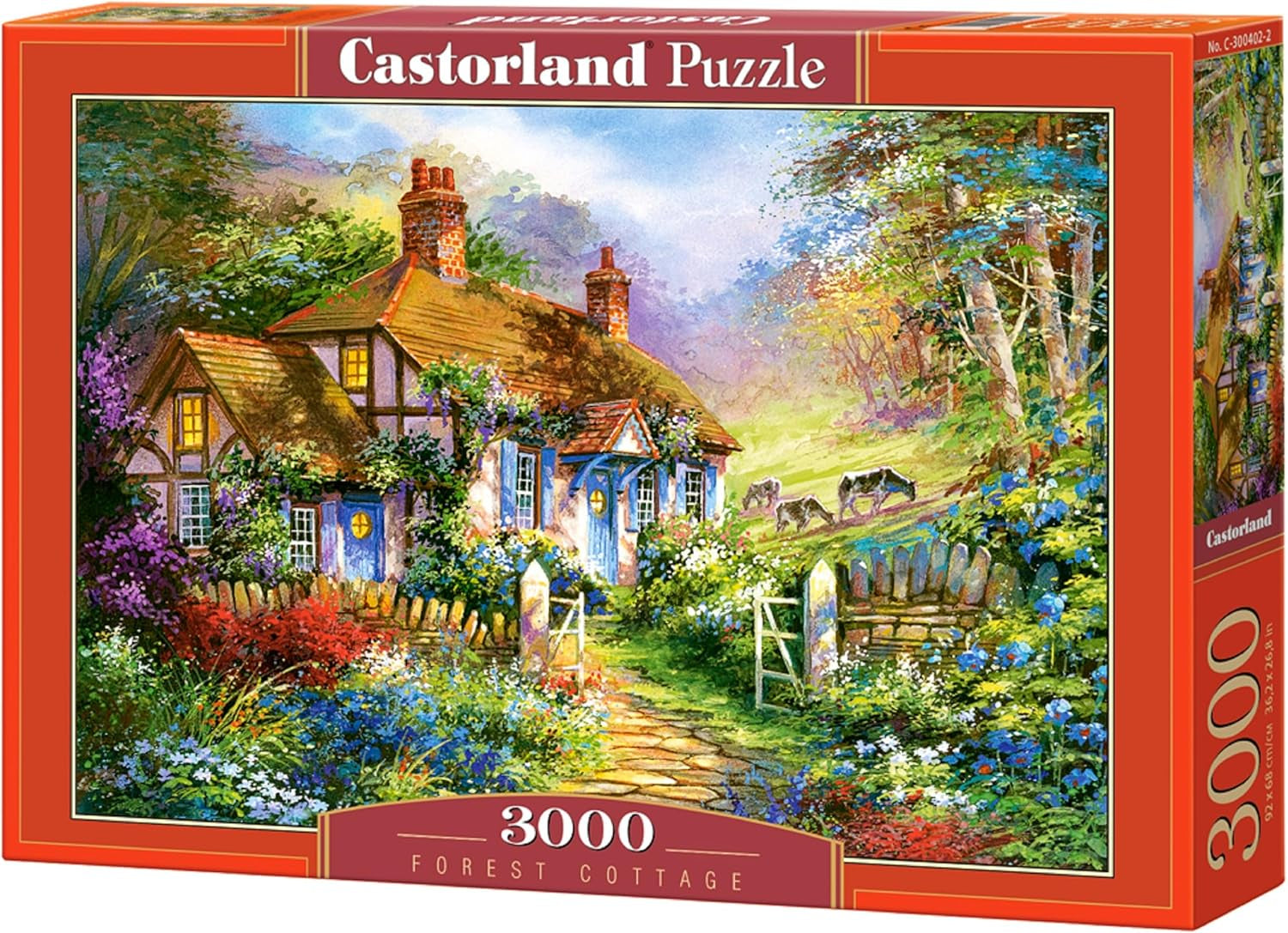 Castorland C-300402-2 - Forest Cottage, rompecabezas de 3000 piezas Puzzle Naty Shop Título predeterminado