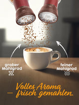 Cobertura de café con caramelo salado Kotanyi | feiner Caramellgeschmack, paquete de 4 (4 x 65 g)