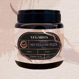 VEGAIROA - No Yellow Plex Mask - Mascarilla neutralizante para tonos amarillos y naranjas - Cuidado hidratante - Pigmento morado - Producto profesional vegano para el cabello - 275 g Mascarilla capilar Naty Shop