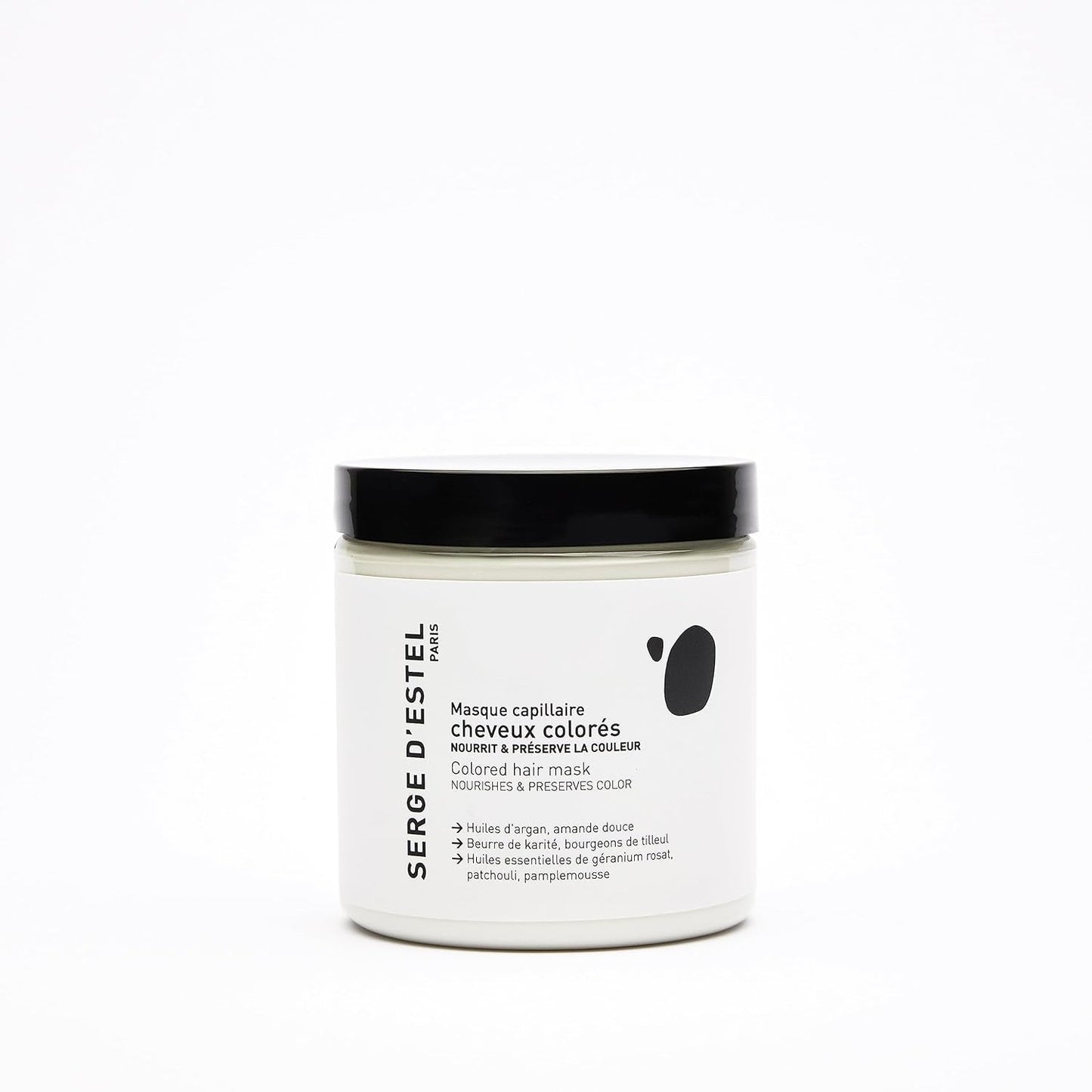 SERGE D'ESTEL PARIS Mascarilla capilar 250g Nutre, repara y suaviza el cabello dañado por color Fórmula vegana, 250g Mascarilla capilar Naty Shop Título predeterminado