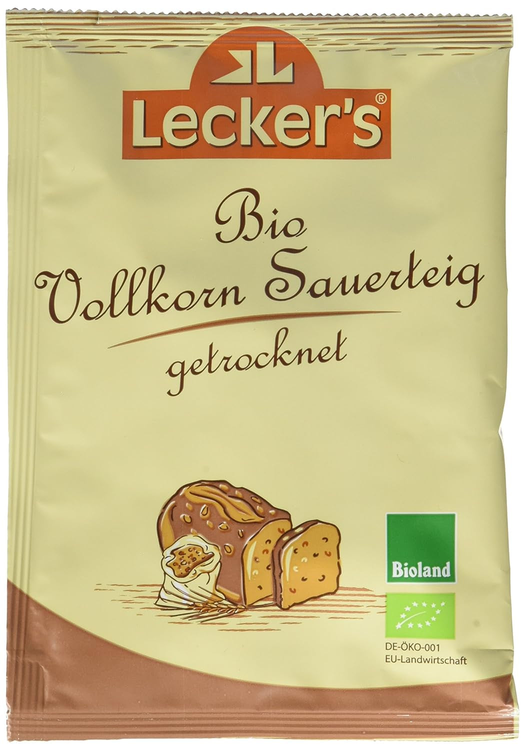 Lecker'S Bio Vollkorn Sauerteig (10 X 30 G) Mezcla para hornear y cocinar Naty Shop Default Title
