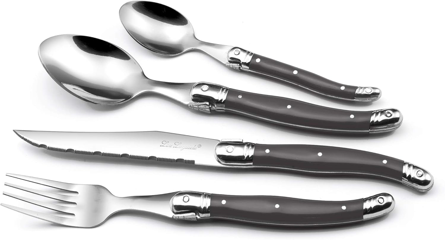 LOU LAGUIOLE TRADITION Juego de cubiertos para carne 24 piezas Cocina Naty Shop