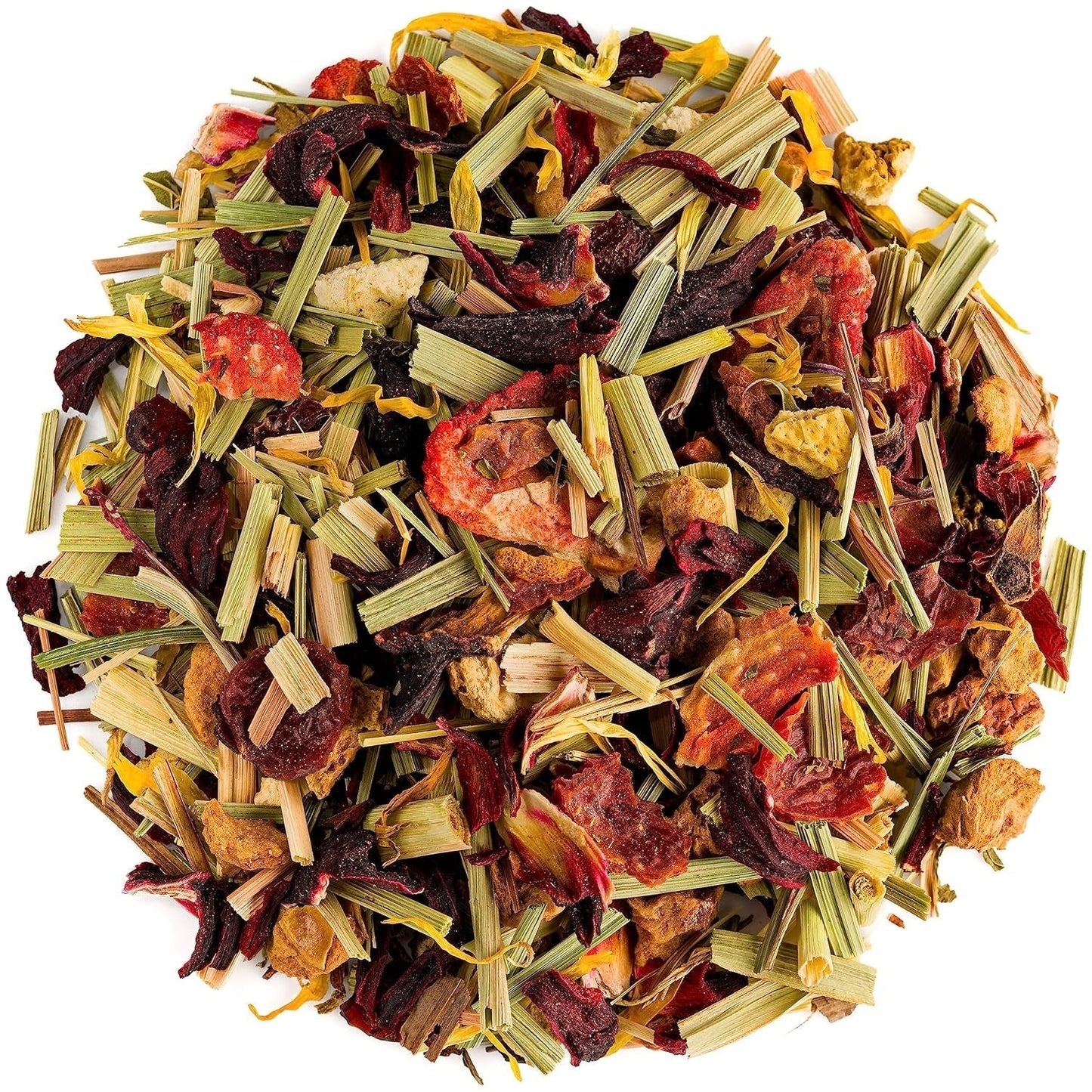 Mezcla de infusiones de frutas y hierbas orgánicas - Infusión de hierbas 100% natural con el intenso sabor de las frutas rojas - Té de frutas Té de frutas orgánicas Té de frutas a granel Té de frutas a granel Té de frutas de invierno