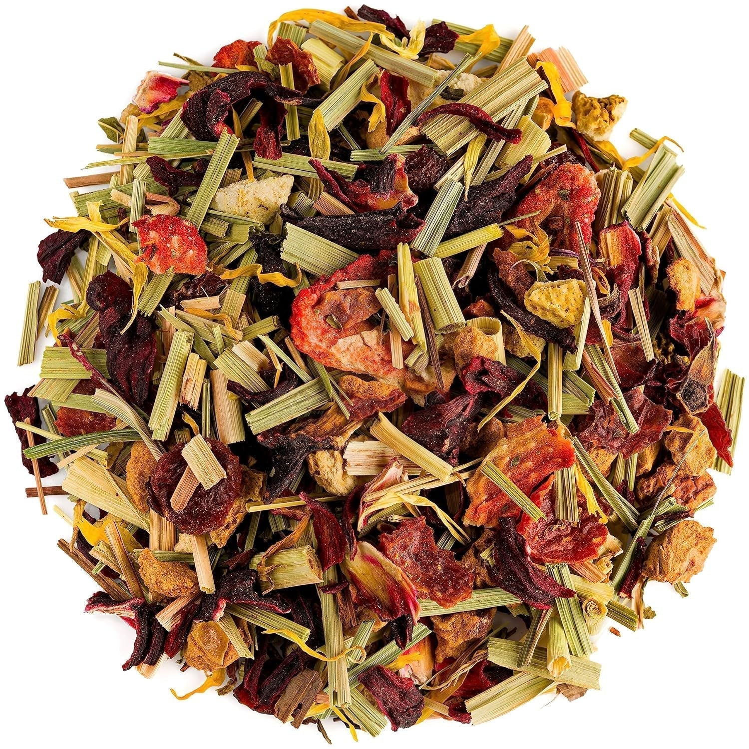 Mezcla de infusiones de frutas y hierbas orgánicas - Infusión de hierbas 100% natural con el intenso sabor de las frutas rojas - Té de frutas Té de frutas orgánicas Té de frutas a granel Té de frutas a granel Té de frutas de invierno
