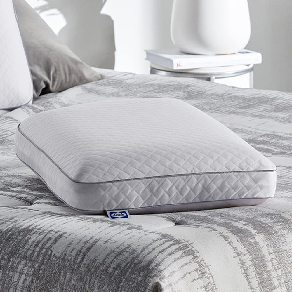 Almohada Viscoelástica Sealy Essentials Estándar Blanco 2 Piezas Naty Shop Almohadas Estándar