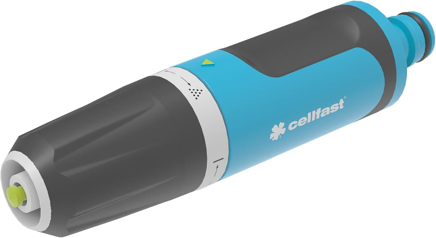 CELLFAST Pulverizador de limpieza Lanzas de limpieza Aspersor de jardín Aspersor de césped Flores Plantas Sistema Safetouch ENERGO