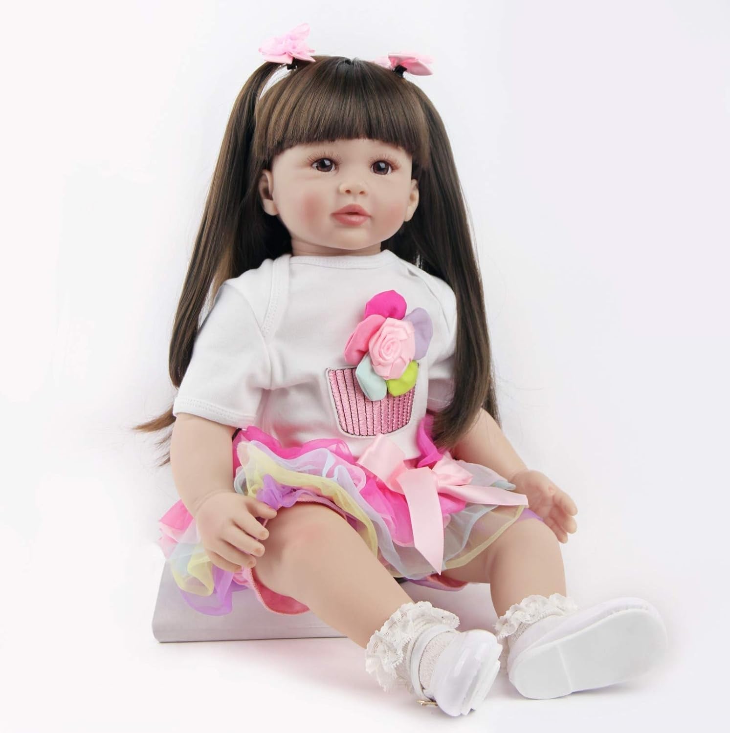 ZIYIUI Muñecas Reborn De 24 Pulgadas, Muñecas Realistas De Cuerpo Suave, Muñecas Reborn Hechas A Mano De 60 Cm, Regalos De Navidad