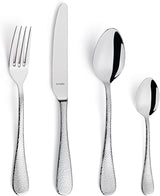 Juego de cubiertos Amefa Sierra 6 personas | Cocina de acero inoxidable 18/10 de 24 piezas Naty Shop 24 piezas / 6 personas