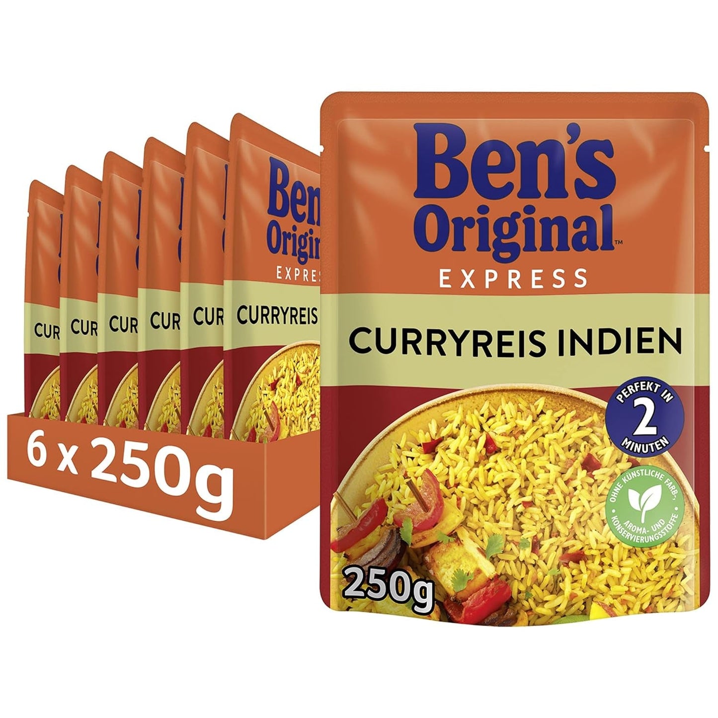 BEN'S ORIGINAL™ arroz mexicano express 6 x 220g