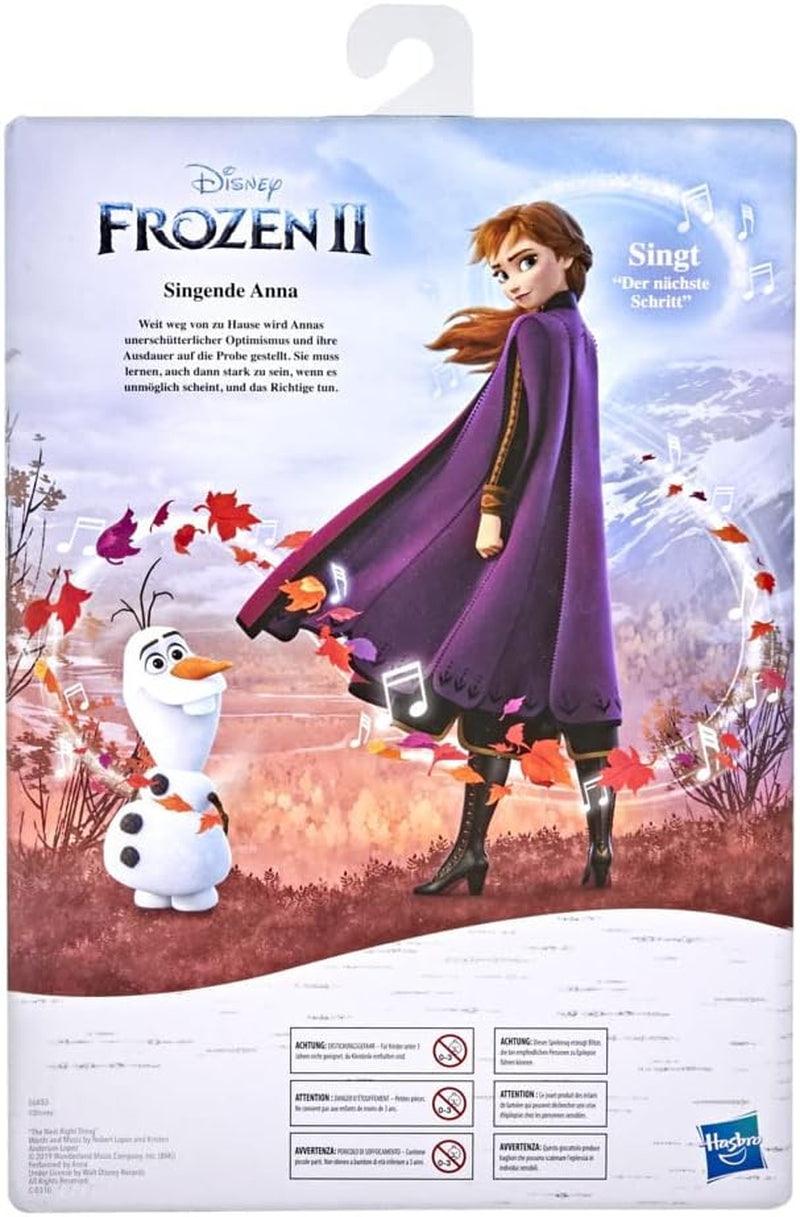 Hasbro Muñeca Anna Cantante Ice Queen Music con Vestido Morado de Disney The Ice Queen 2 Juguete para 3 años 57237830 Muñecas Multicolor Naty Shop