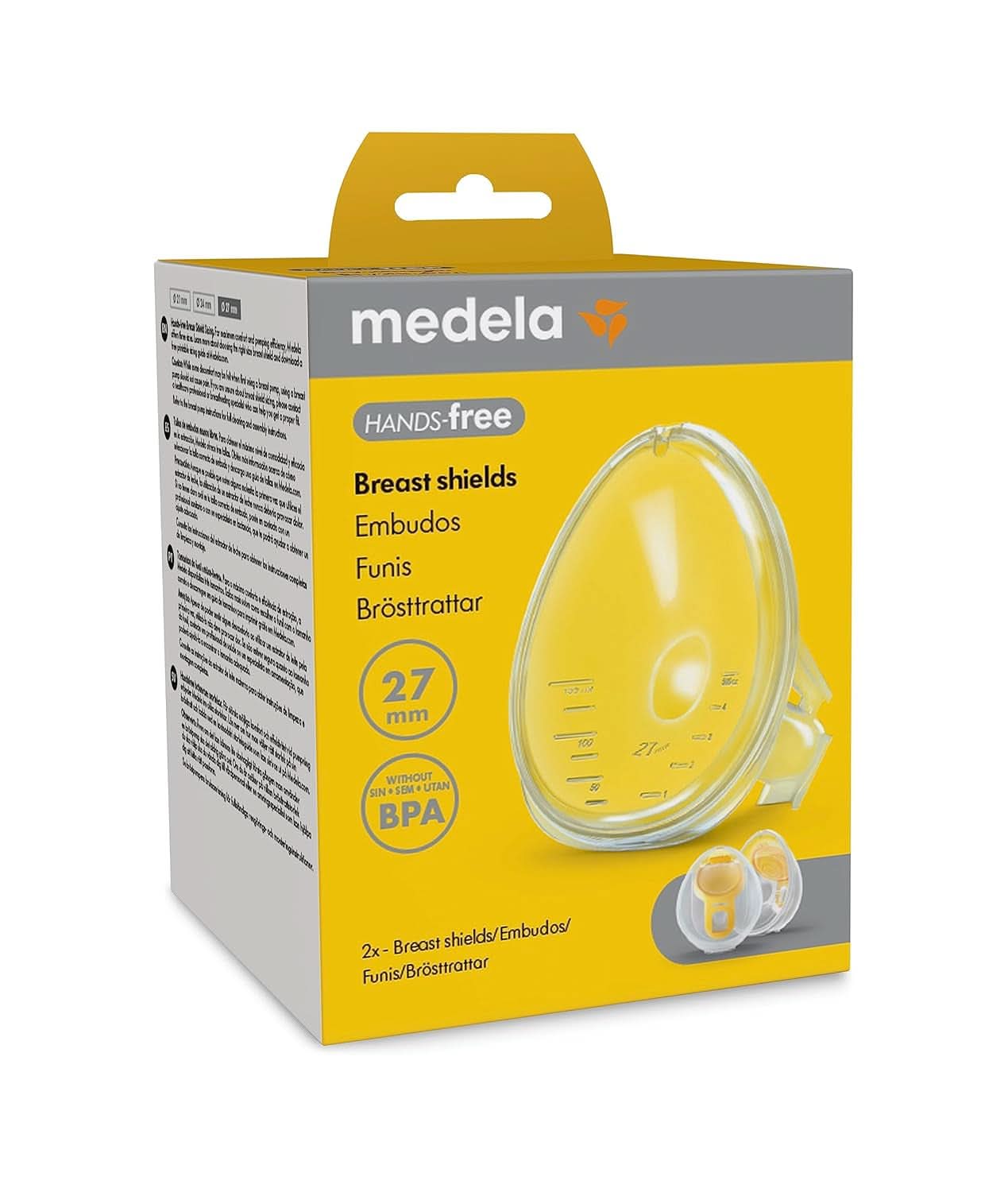 Protectores de pecho Medela manos libres, sin BPA Accesorios Alimentación y Lactancia Bebe Naty Shop