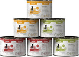 catz finefood Senior Collection Katzenfutter nass - Premium Nassfutter für Ihre Senior Katze - getreidefrei, ohne Zucker, hoher Fleischanteil, Vitamine & Mineralien (6 dosis de 200 g)