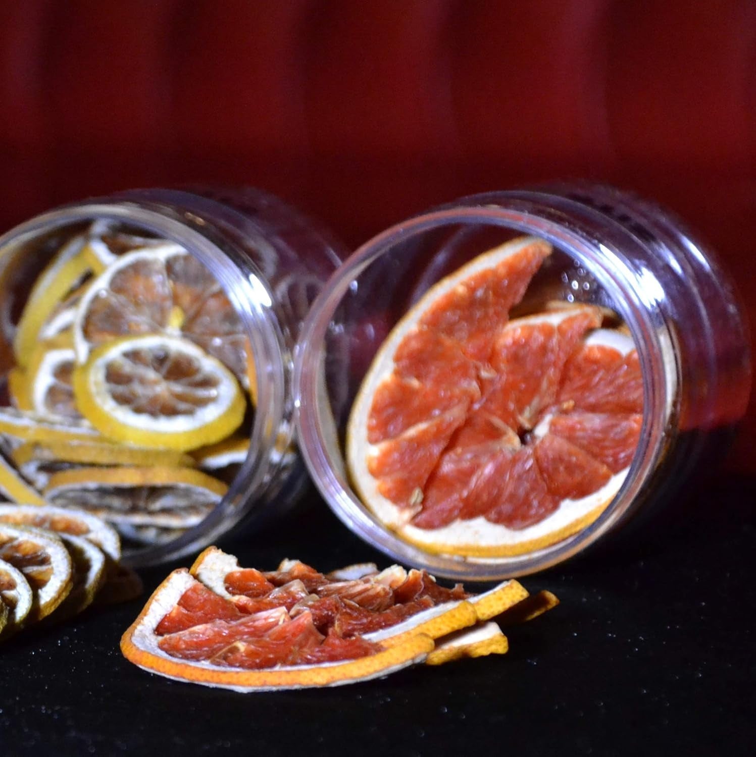 Pomelo Desecado para cocktail 90gr - Frutos secos sin azúcar para cocktail, decoración, repostería, navidad, bebidas - 100% Natural Rodajas secas sin aditivos Productos deshidratados Naty Shop