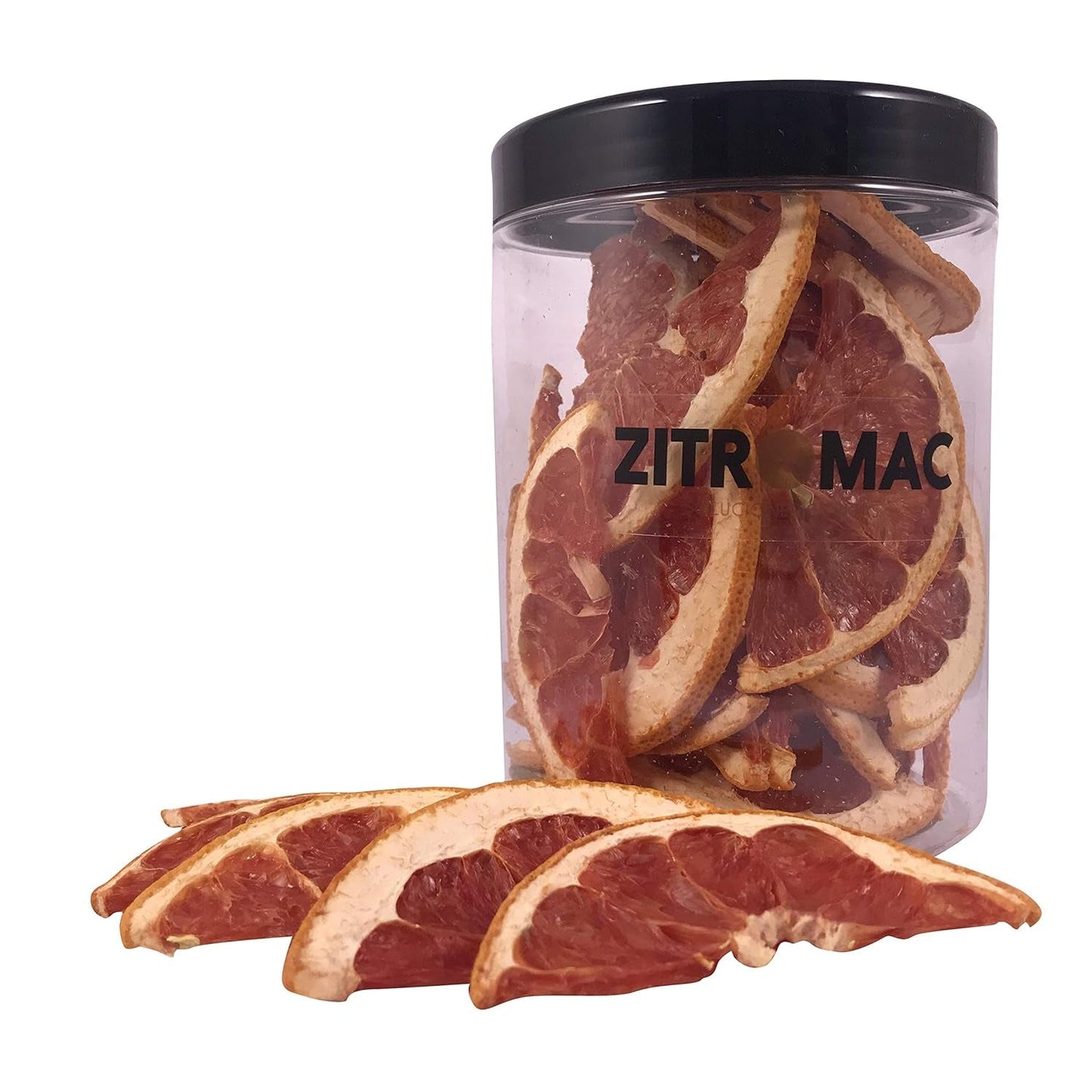 Pomelo Desecado para Cócteles 90gr - Frutos Secos Sin Azúcar para Cócteles, Decoraciones, Repostería, Navidad, Bebidas - Rodajas Secas 100% Naturales Sin Aditivos Productos Deshidratados Naty Shop 90G