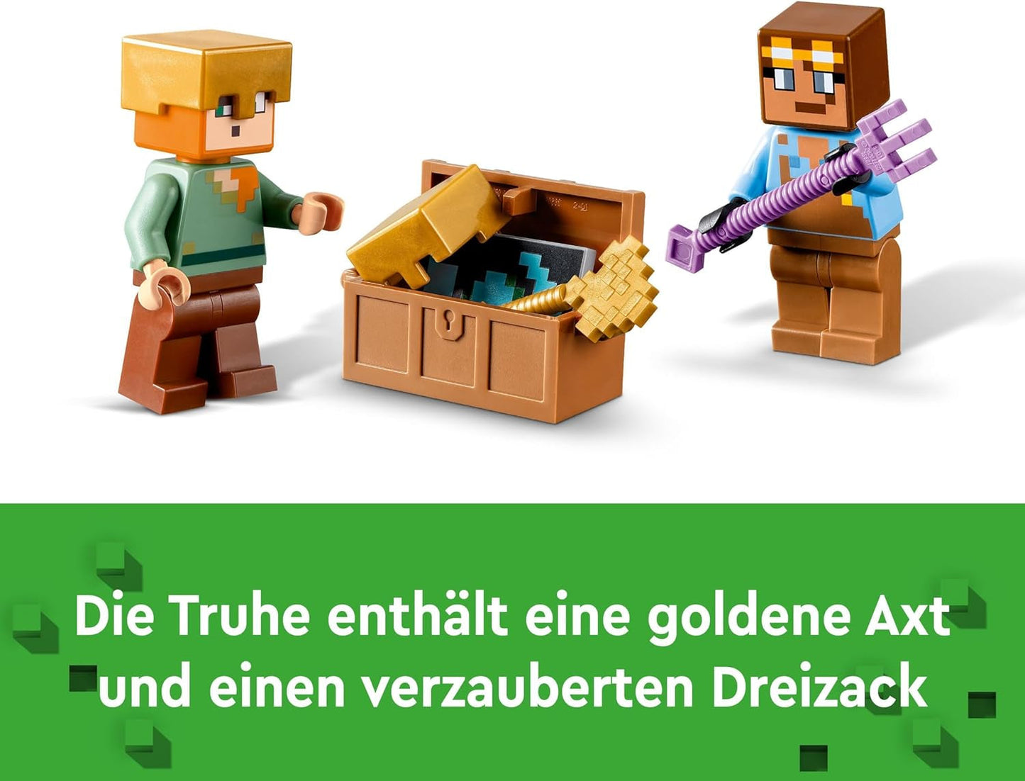 LEGO Minecraft The Armory Playset con figuras de héroes, armas de juguete y figura de Alex, juguete de acción para niños y niñas, regalo para jugadores y niños 7 años 21252 Juegos de construcción Besuche den LEGO-Store