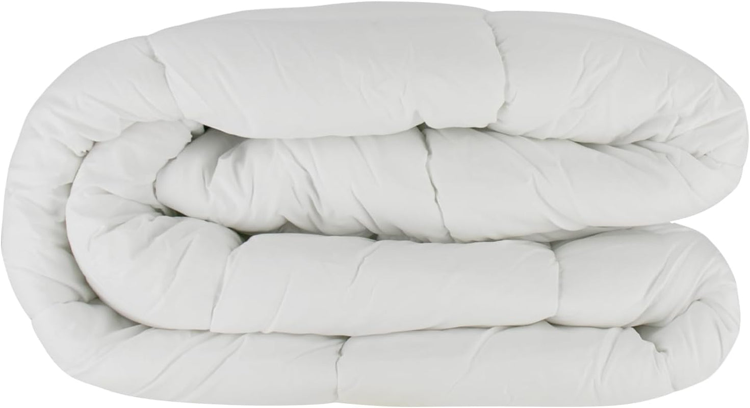 Tenedor Nottetempo Plumífero Microfibra Microfibra Muy Abrigado (2Cm) 120X80X2 Cm Bianco Edredones y colchas Naty Shop 205X200X2 Cm La Microfibra mantiene muy abrigado (2Cm)