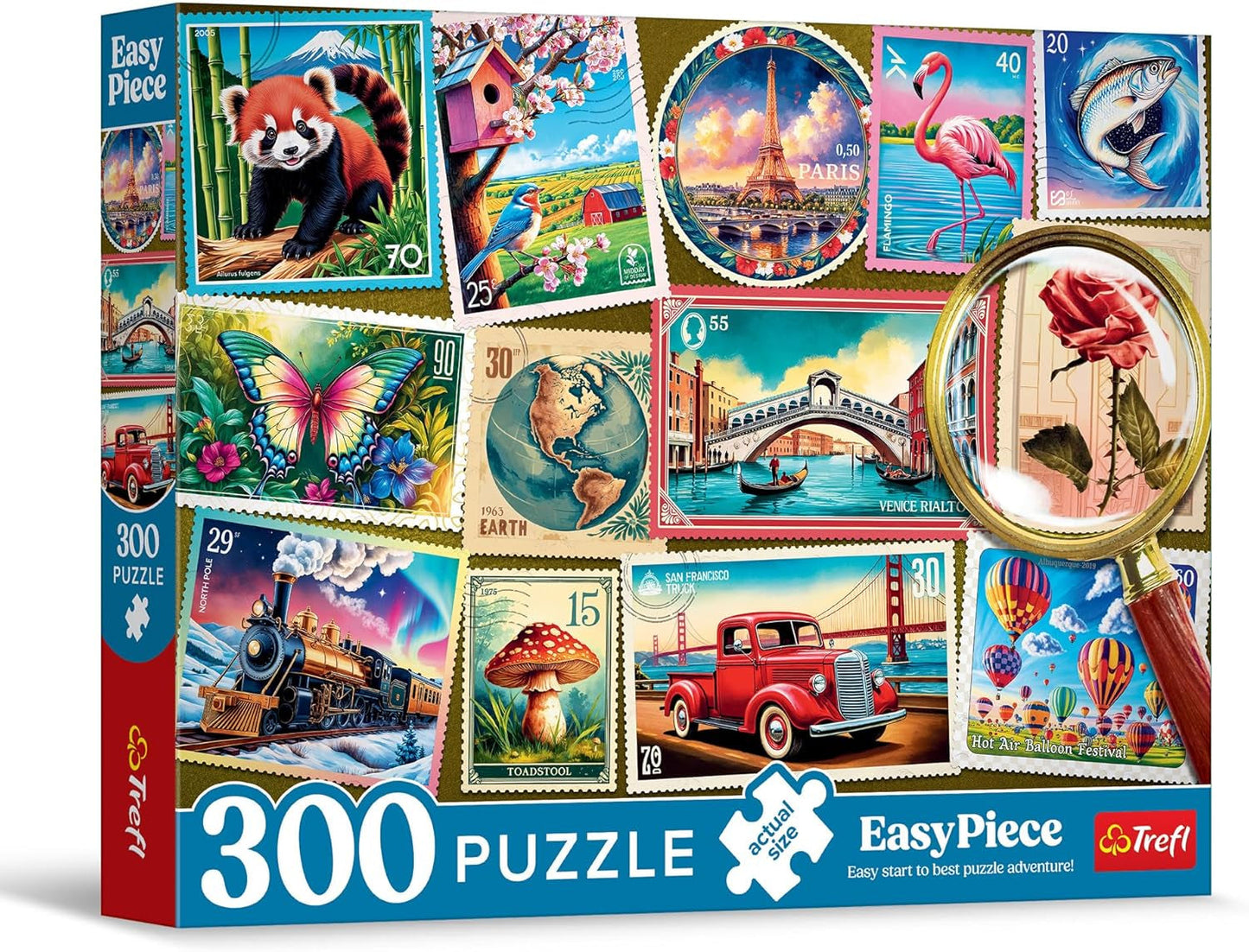 Trefl - Puzzle Easypiece : Sellos - 300 piezas - Piezas grandes, Puzzle fácil, Para adultos y niños mayores de 10 años Puzzle Naty Shop Título predeterminado