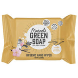 Toallitas húmedas para manos Marcel's Green Soap, paquete de 60, vainilla y flor de cerezo, a base de plantas, orgánicas