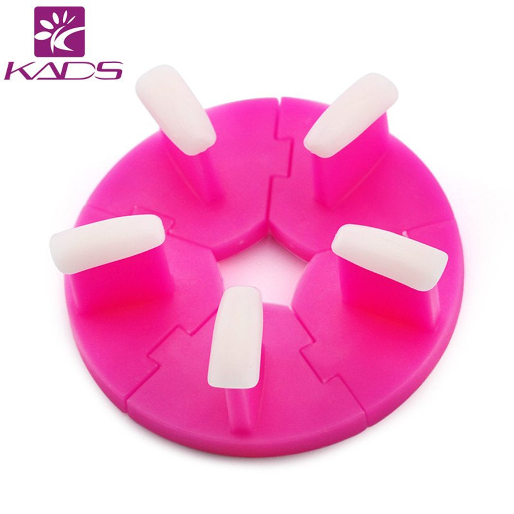 Soporte de plástico para puntas de uñas postizas, marco de silla de exhibición de plástico para práctica, soporte de loto, herramientas para uñas postizas 100, accesorios para uñas