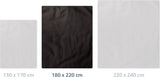 Amago - Cómoda manta, aspecto cachemir, 180 X 220 cm - Negro Camas y mantas Besuche den Gözze-Store