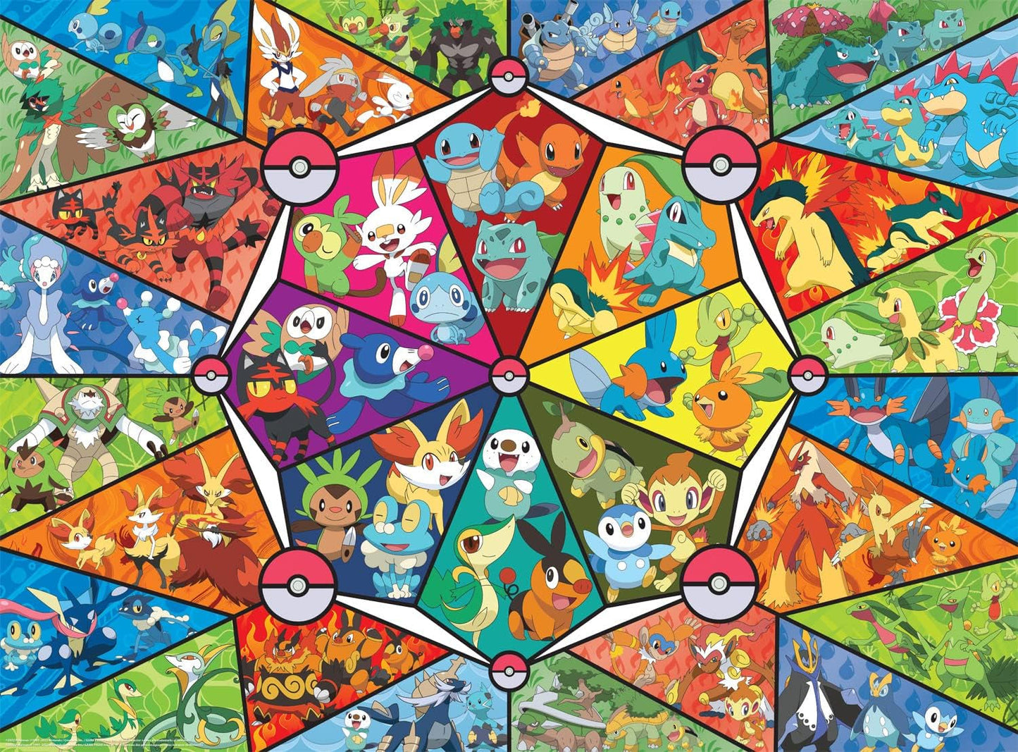 Buffalo Games - Pokemon - Vidrieras de iniciación - rompecabezas 1000 piezas Puzzle Naty Shop Título predeterminado