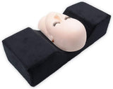 Whiteswan Extensión de pestañas Ergonómico Curvo Soporte de Espuma viscoelástica Almohada para Sala de Estar Pestañas para el Cuello Almohada de Maquillaje de Belleza Almohada para Dormir Soporte para el Cuello Almohadas ortopédicas cervicales Naty Shop